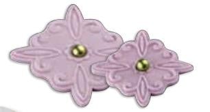 Grandi Greche decorative Barocco. Set di 4 stampi