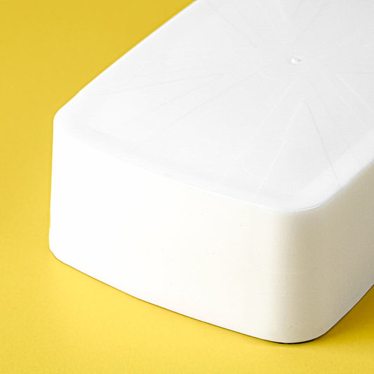 Sapone bianco al Triplo Burro. Karitè - Cacao e Mango. 1 Kg. Base Melt and Pour