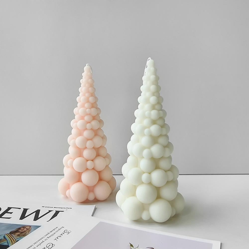 Albero di Natale a Bolle di 21 cm. Stampo in silicone per Candele e Saponi