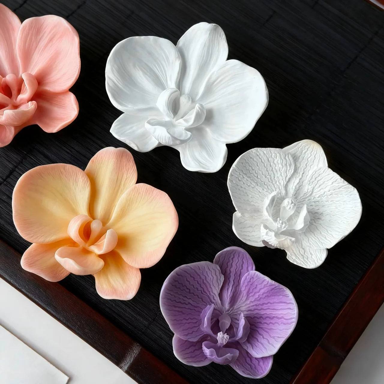 Orchidea di 6.3 cm. Stampo in silicone anche per Candele