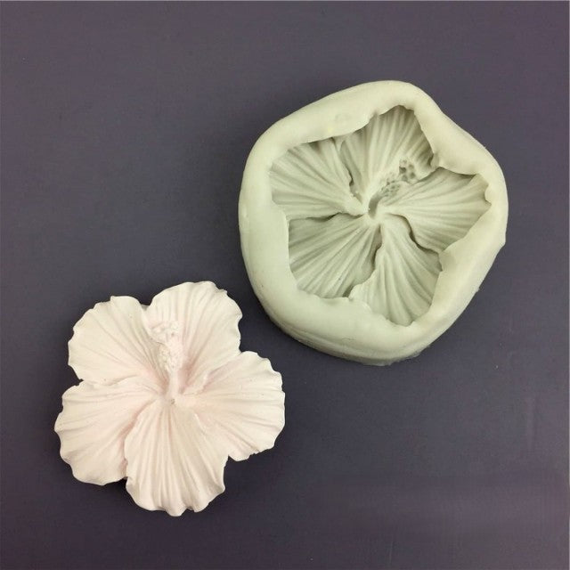 Ibisco di 4.5 cm. Stampo in silicone anche per Candele - WORLD PRODUCTS SHOP