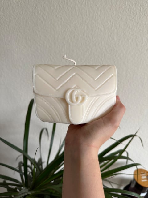 Stampo LARGE Borsetta Gucci classica di 14 cm. Stampo in silicone anche per Candele - WORLD PRODUCTS SHOP