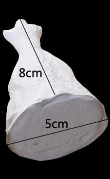 Modern Wedding Dress. Silicone mold also for candles.