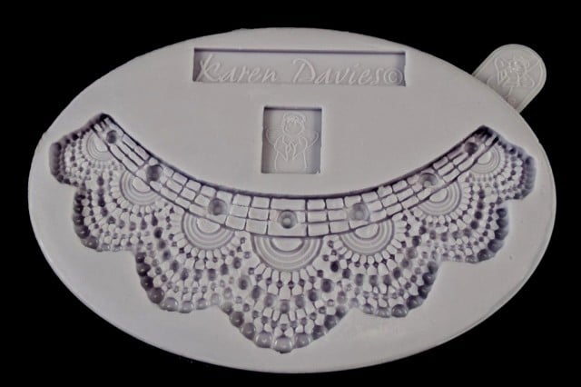 Art Deco Filigree. Silicone Lace Edge