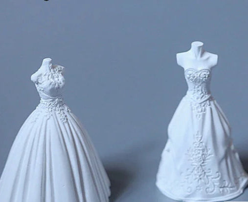 Abito da Sposa moderno. Stampo in silicone anche per Candele - WORLD PRODUCTS SHOP