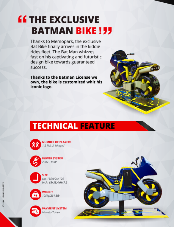 BAT BIKE. LA MOTO ESCLUSIVA DI BATMAN