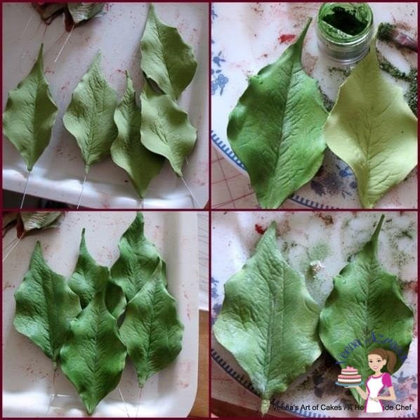 Green Gum Paste 300g for Flowers. Decorina VIP