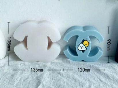 Griffe logo in various sizes Silicone mold