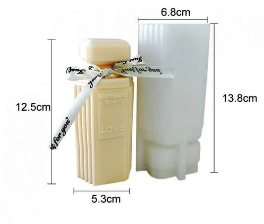 Stampo Profumo Logo Griffe Victoria Secret Love in silicone di 12.5 cm. Stampo in silicone anche per Candele. MakeUp