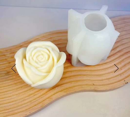 Grande Bocciolo Rosa di 12 cm. Stampo in silicone anche per Candele - WORLD PRODUCTS SHOP