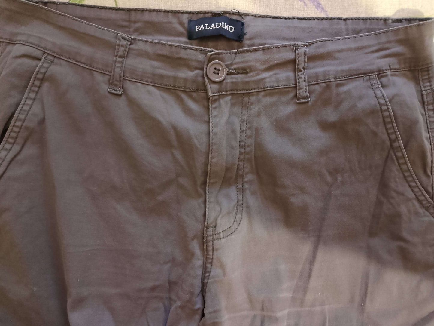 Pantalone Uomo. GRIGIO. ESTATE. Pantalone Elegante casual. Tasca America. Taglia 52/L - WORLD PRODUCTS SHOP