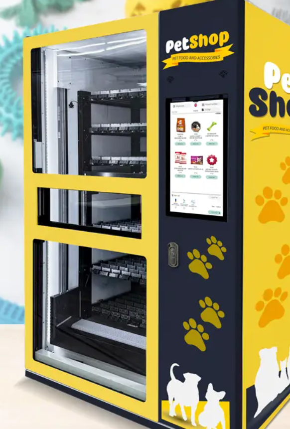 DISTRIBUTORE AUTOMATICO PET SHOP PER ANIMALI.
