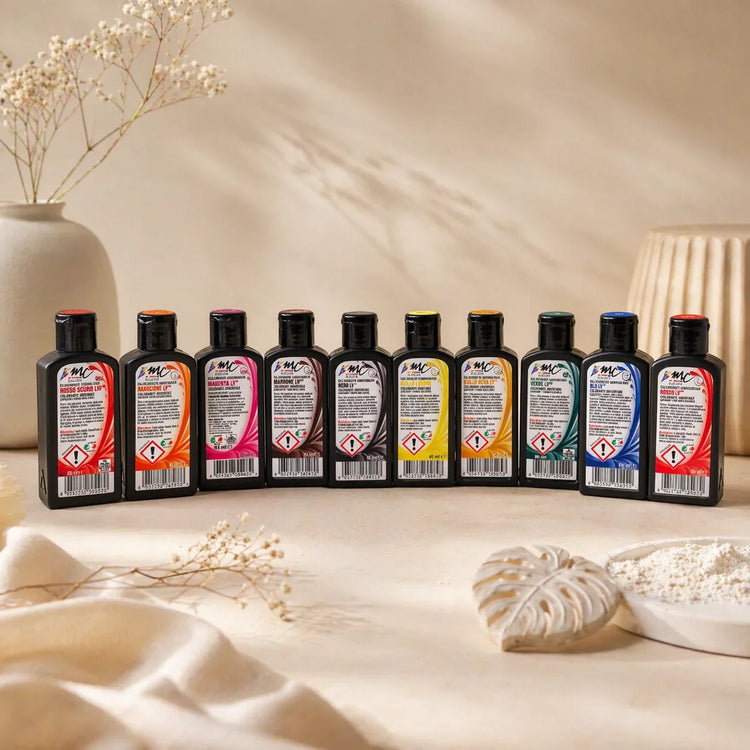 COLORANTI ACRILICI PER GESSO, JESMONITE E MARMORINA