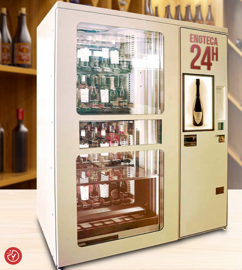 DISTRIBUTORE AUTOMATICO DI BOTTIGLIE.ENOTECA.