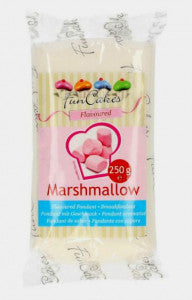 Marshmallow flavored. FunCakes sugar paste. 250 g. Gluten-free.