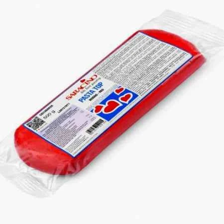Rosso 500 gr. Pasta di zucchero Top Saracino