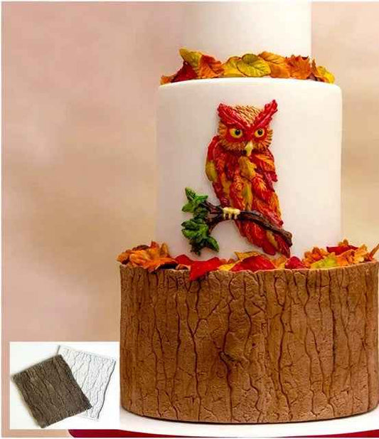 Corteccia Venature Legno. 15.5x13 cm. Stampo in silicone