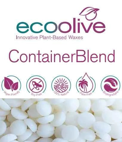 CONTENITORI. Cera Eco Olive Blend con oliva per Candele. WORLD PRODUCTS SHOP.