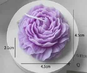 Mini Peonia di 4.5 cm. Stampo in silicone anche per Candele