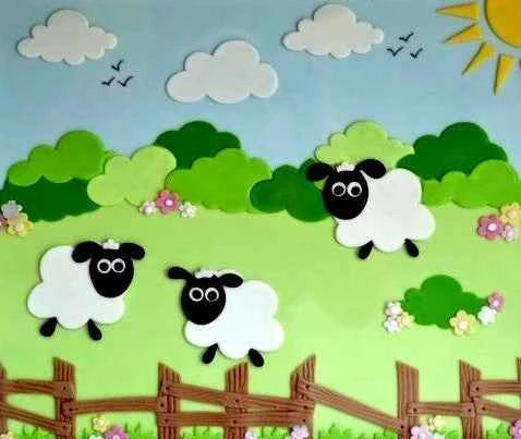 Nuvole e Pecorelle. Set di 5 stampi. FMM Fluffy Cloud Cutters