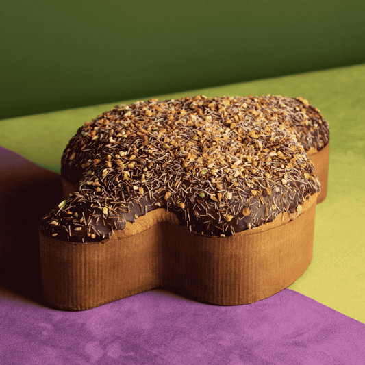 Colomba Dubai Style con crema di pistacchio 750g Senza canditi