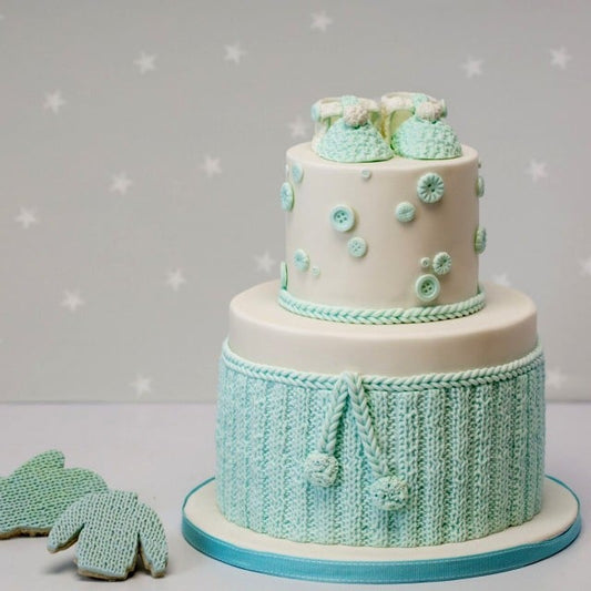 Maglia Inglese Lana. Fantastico grande Stampo in silicone Chunky Rib. Originale Karen Davies.