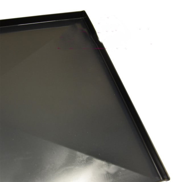 40 x 20 x 2 cm. Teglia in lamiera blu 8/10 artigianale per uso Alimentare