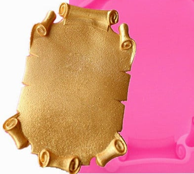 Graduation Parchment. Silicone mold.