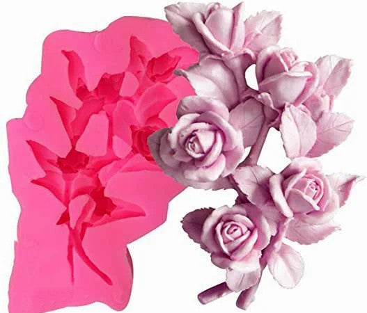 Fantastico Mazzo di Rose di 17 x 10 x 3.5 cm. Stampo in silicone - WORLD PRODUCTS SHOP