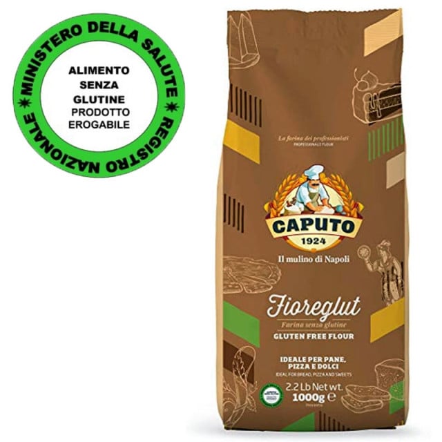Gluten-Free Flour. FioreGlut Caputo. For Bread, Pizza, and Desserts.