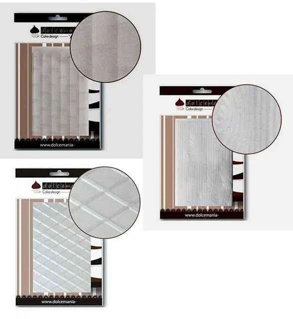 Texture effetto Trapunta Cestino e Venature Legno.