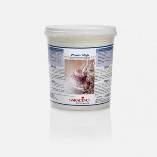 1 Kg. Bianca. Pasta di zucchero Top Saracino. Gluten Free