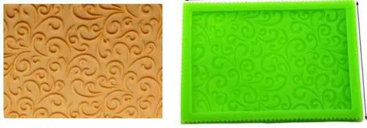 Floreale decorativo. Stampo decorativo a Fiori in silicone.