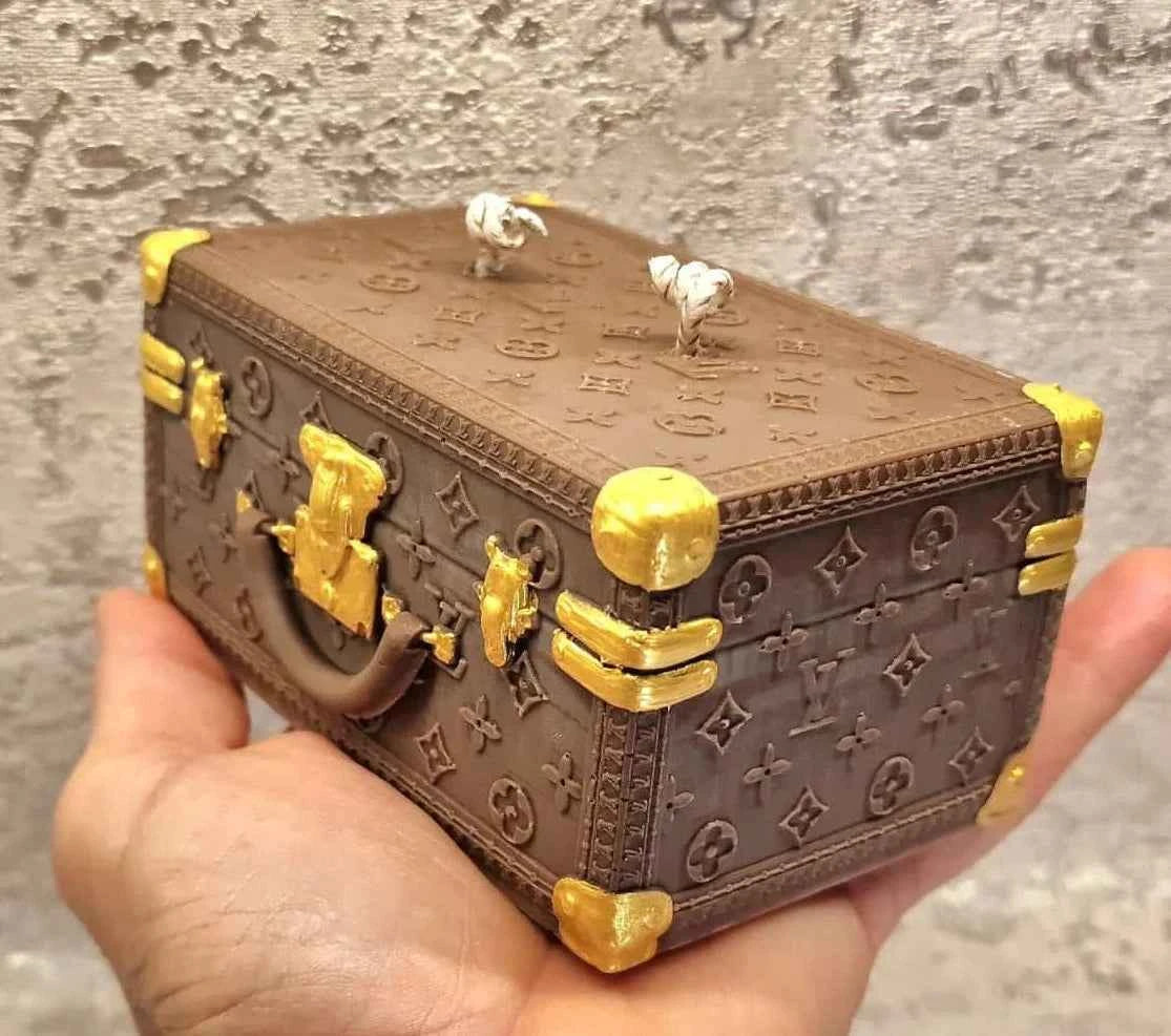 Valigia Logo Griffe. Stampo silicone anche per Candele