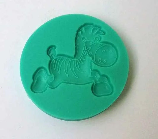 Stampo in silicone di una simpatica Zebra.