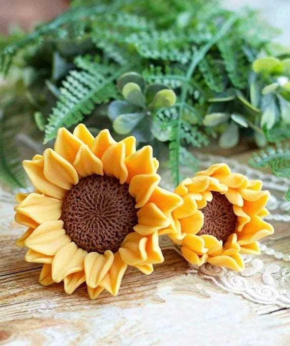 Large 15.3 cm Peony. Silicone mold also for candles. WORLD PRODUCTS SHOP