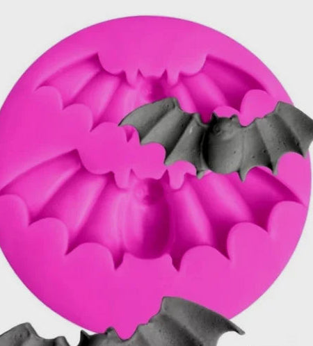 Pipistrello. Stampo Halloween con 2 forme in silicone
