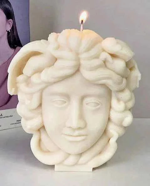 Medusa Versace di 18 cm. Grande Stampo in silicone anche per Candele
