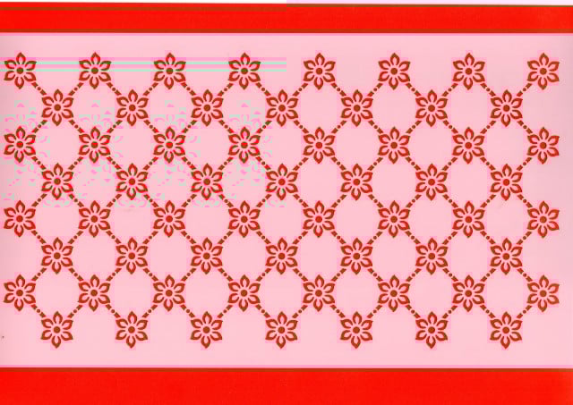 Stencils for creating beautiful designs. Border 4.