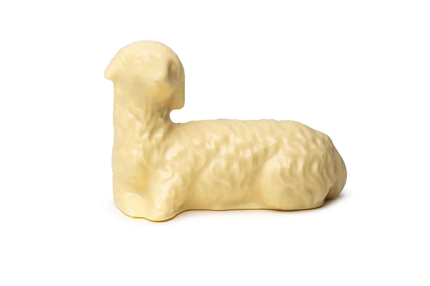 Agnellino di cioccolato bianco.  200 GRAMMI