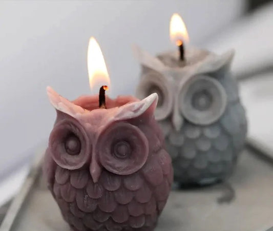 Gufo. Stampo di 4.8 cm. Stampo in silicone anche per Candele - WORLD PRODUCTS SHOP