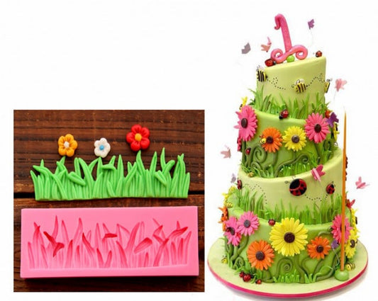 Grass Border. Silicone mold