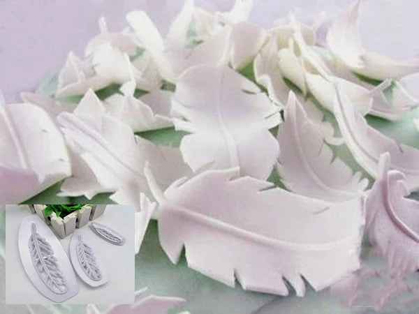 Piume. Set di 3 Stampi Tagliapasta