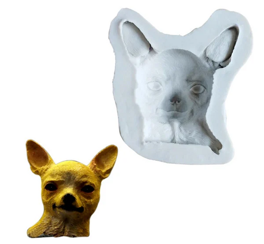 Cane Chihuahua. Stampo in Silicone ad alta definizione