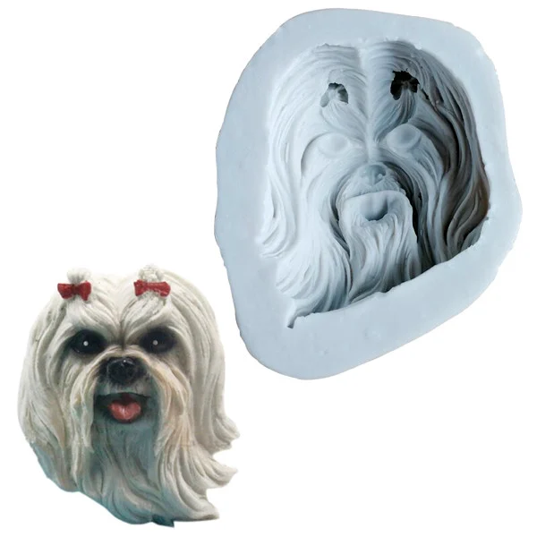 Cane Maltese. Stampo in Silicone ad alta definizione