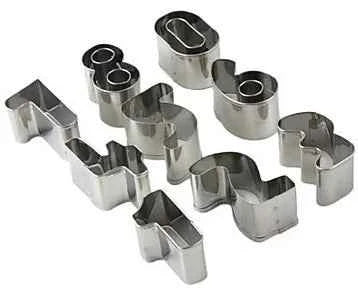 Lettere Metallo Medio Evo effetto Acciaio in silicone