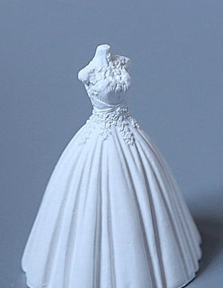 Princess Wedding Dress. Silicone mold also for candles.