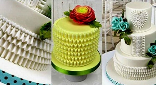 Bordo Pizzo Drappeggio. Stampo in silicone