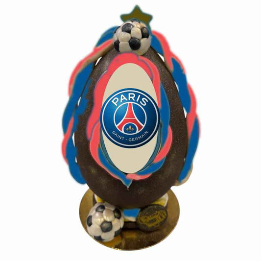 Uovo di Pasqua Artigianale personalizzato PSG farcito da 1,3kg