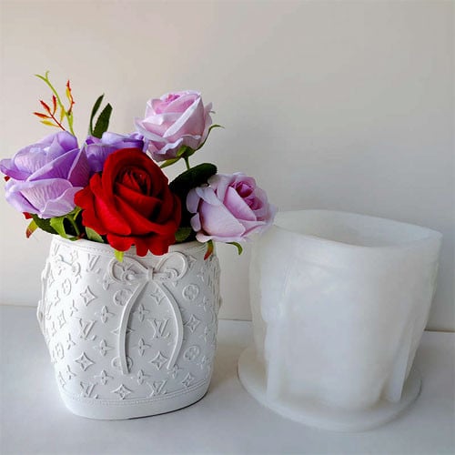 Vaso Bucket Sacco Griffe di 14 cm. Stampo in silicone - WORLD PRODUCTS SHOP